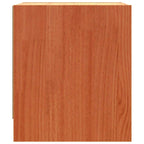 Comodini 2 pcs Marrone cerato 40 x 30.5 x 35.5 cm Legno di pino