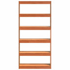 Armadio per Libri Marrone cerato 80 x 30 x 167,5 cm