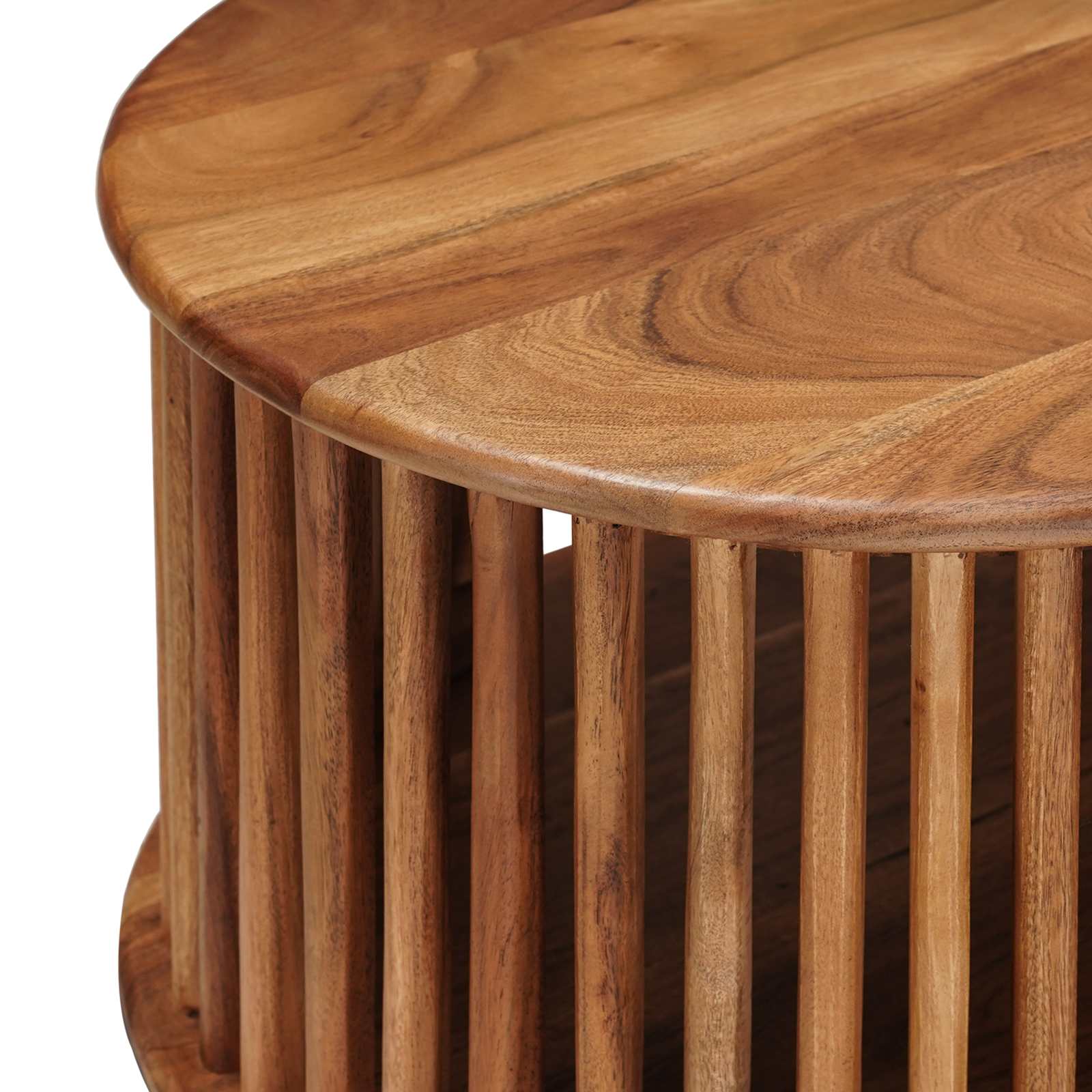Tavolo da Caffè Fatto a Mano Marrone Teak 85 x 50 x 40 cm