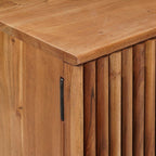 Comodino a muro fatto a mano Marrone Teak 40 x 30 x 45 cm