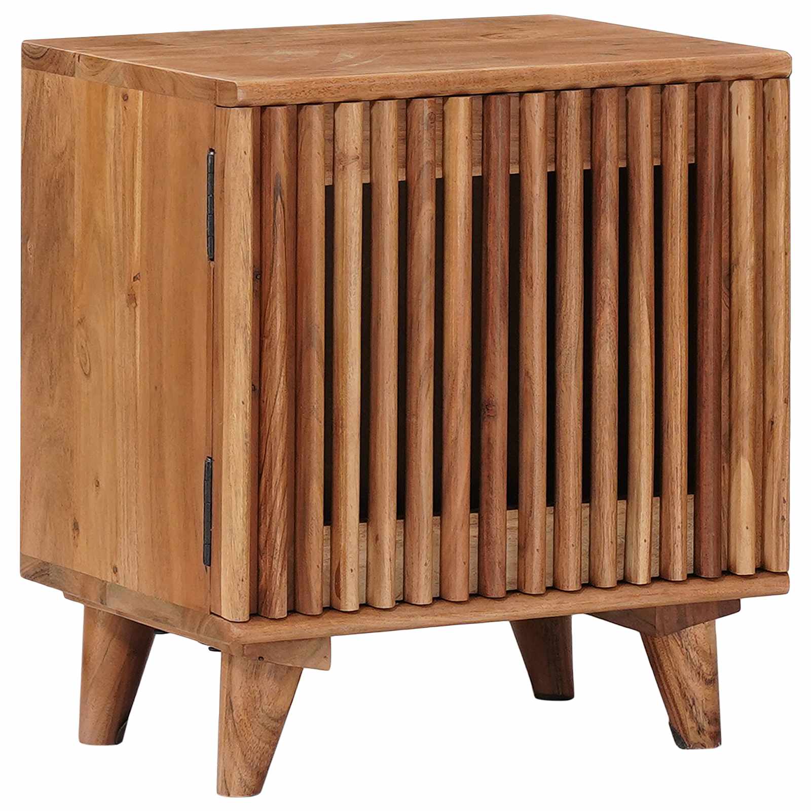 Comodino a muro fatto a mano Marrone Teak 40 x 30 x 45 cm