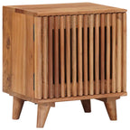 Comodino a muro fatto a mano Marrone Teak 40 x 30 x 45 cm