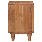Comodino a muro fatto a mano Marrone Teak 40 x 30 x 45 cm