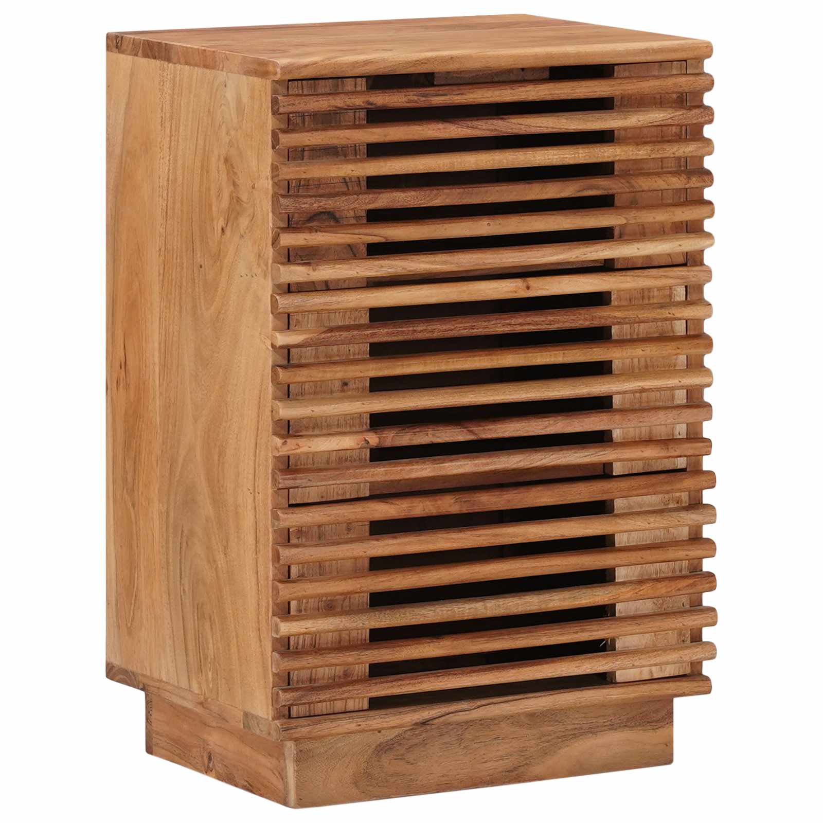 Comodino a muro fatto a mano Marrone Teak 40 x 30 x 60 cm