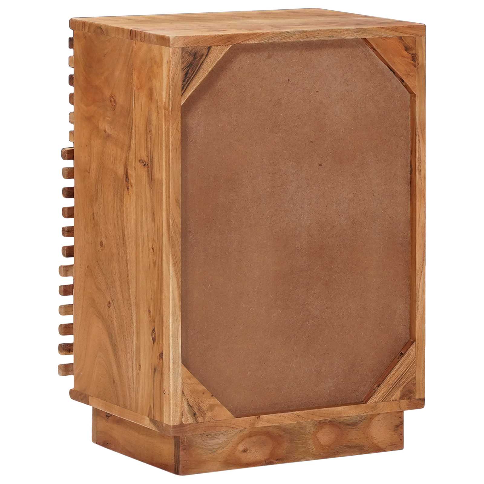 Comodino a muro fatto a mano Marrone Teak 40 x 30 x 60 cm