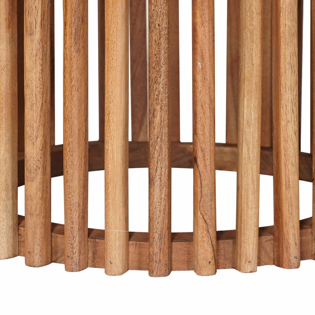Set di Tavolini Fatti a Mano 2 pcs Marrone Teak 40 x 40 x 45 cm