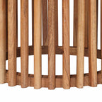 Set di Tavolini Fatti a Mano 2 pcs Marrone Teak 40 x 40 x 45 cm