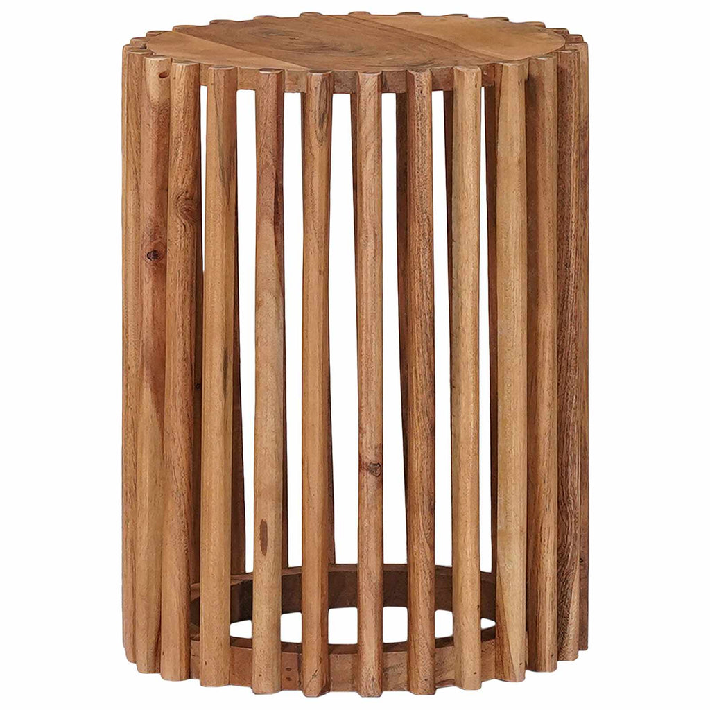 Set di Tavolini Fatti a Mano 2 pcs Marrone Teak 40 x 40 x 45 cm