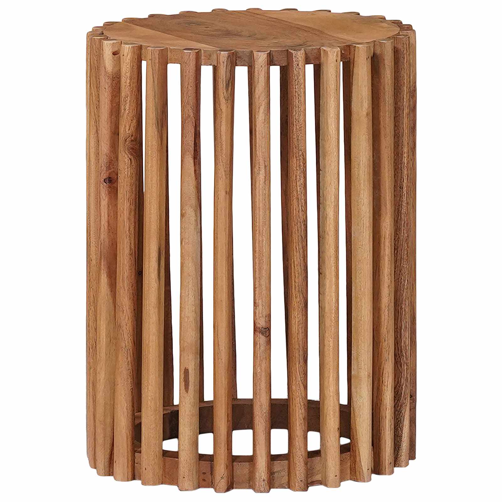 Set di Tavolini Fatti a Mano 2 pcs Marrone Teak 40 x 40 x 45 cm