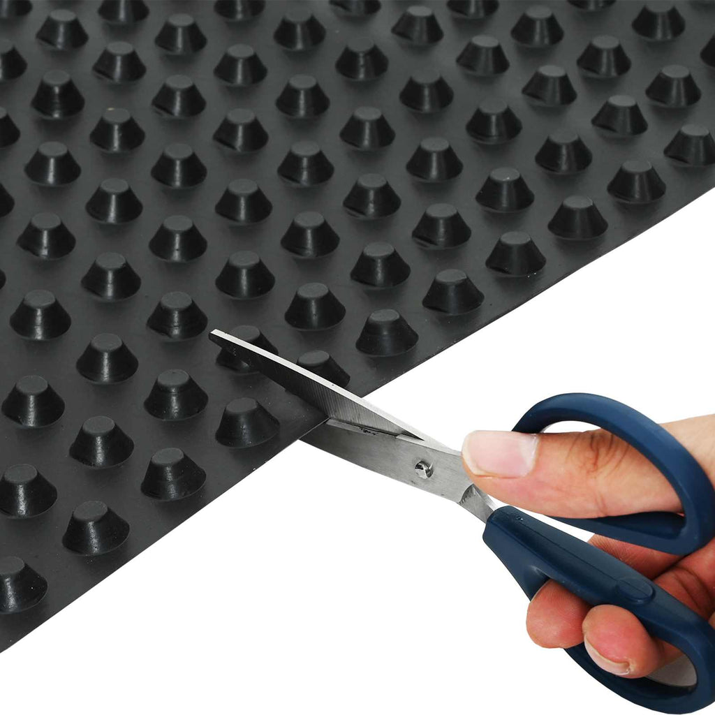 Foglio di drenaggio stampato Nero 0,5 x 20 m HDPE