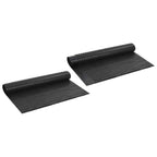 Foglio di drenaggio stampato 2 pcs Nero 1 x 20 m HDPE