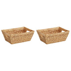 Cesti per Stoccaggio 2 pcs Naturale 38 x 28 x 15 cm