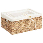 Cesti per Stoccaggio 3 pcs Naturale Giacinto d'acqua