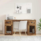 Scrivania con armadietto Legno vecchio 154,5 x 50 x 75 cm