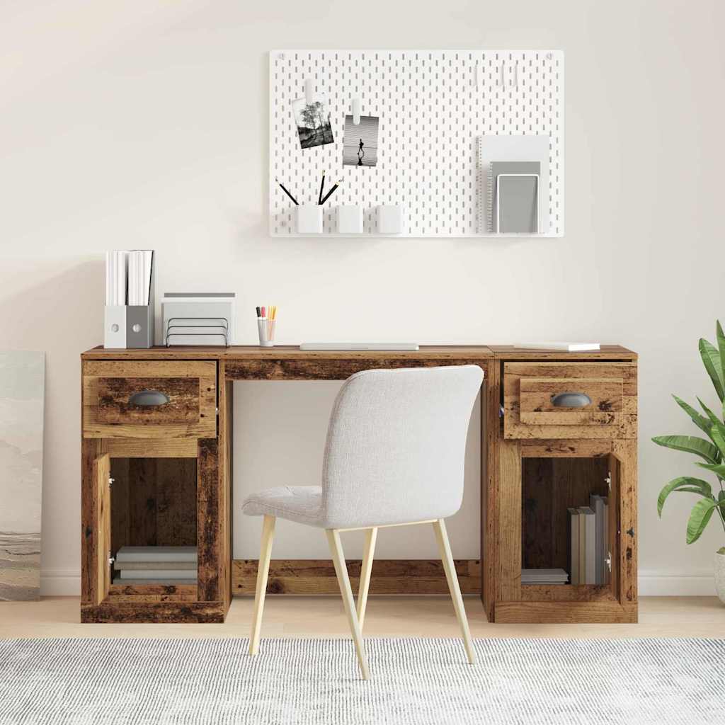 Scrivania con armadietto Legno vecchio 154,5 x 50 x 75 cm