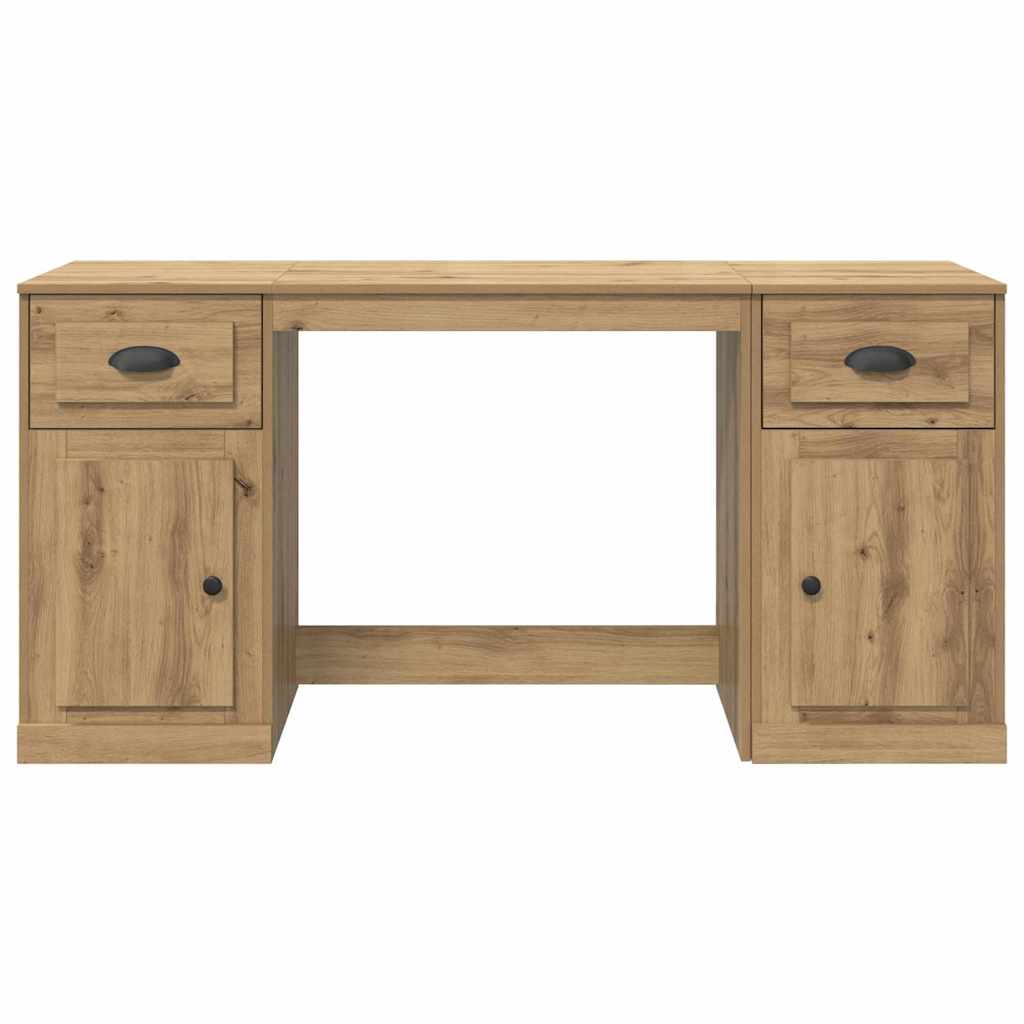 Scrivania con armadietto Rovere artigianale 154,5 x 50 x 75 cm