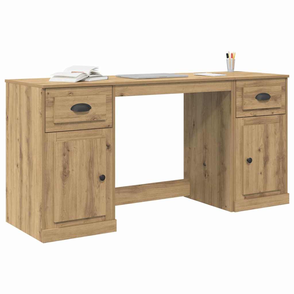 Scrivania con armadietto Rovere artigianale 154,5 x 50 x 75 cm