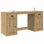 Scrivania con armadietto Rovere artigianale 154,5 x 50 x 75 cm