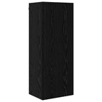 Mobile TV 4 pcs Rovere Nero Legno multistrato