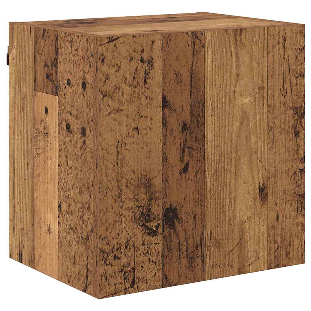 Unità per TV a Muro 4 pcs Legno vecchio Legno multistrato