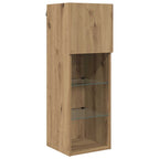 Unità TV da Parete 6 pcs Rovere artigianale Legno multistrato