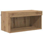 Unità TV da Parete 6 pcs Rovere artigianale Legno multistrato