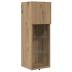 Unità per TV a Muro 4 pcs Rovere artigianale Legno multistrato