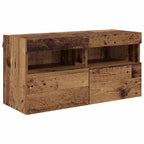 Unità TV da Parete 4 pcs Legno vecchio Legno multistrato