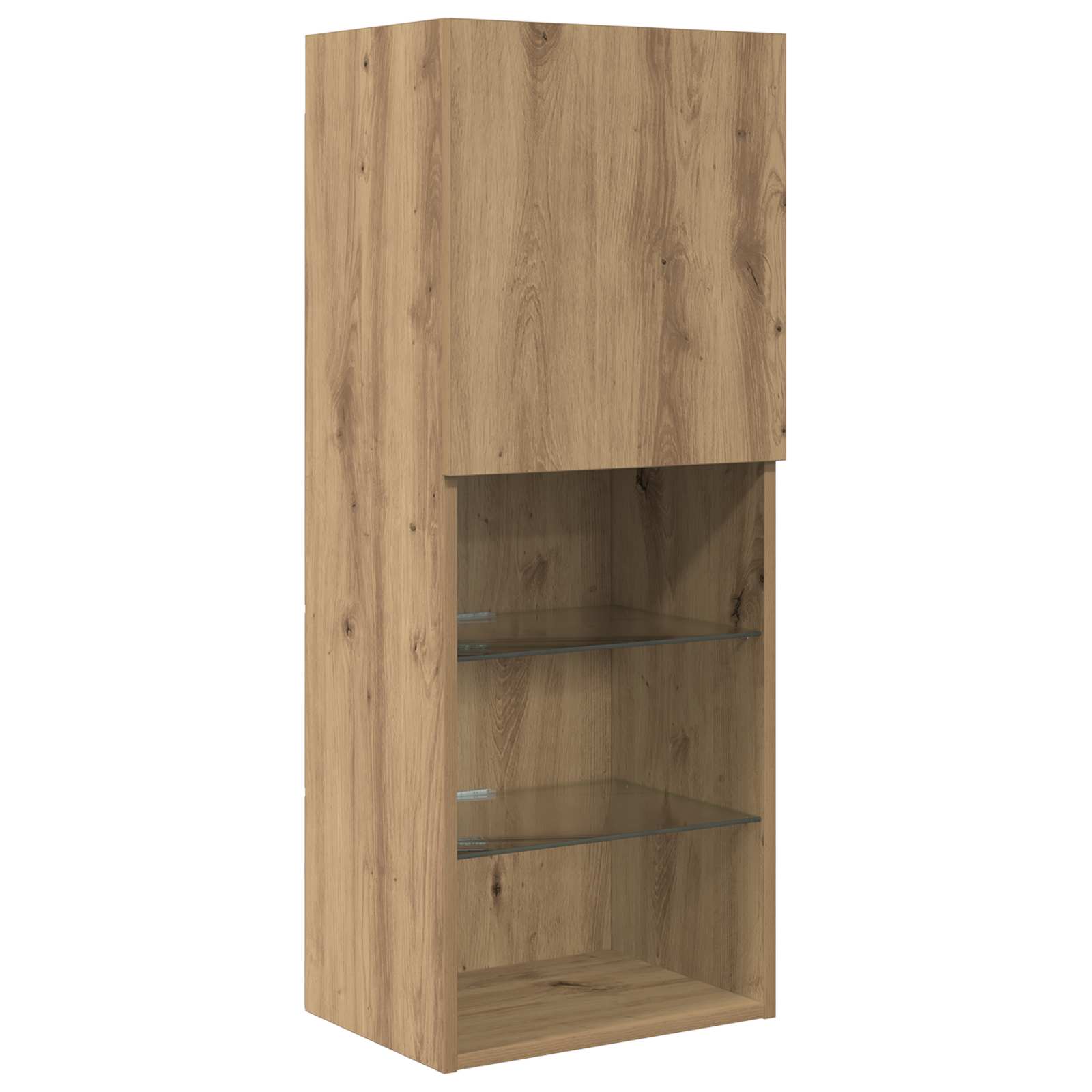 Unità per TV a Muro 6 pcs Rovere artigianale Legno multistrato