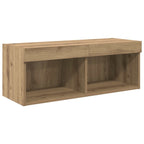 Unità per TV a Muro 6 pcs Rovere artigianale Legno multistrato
