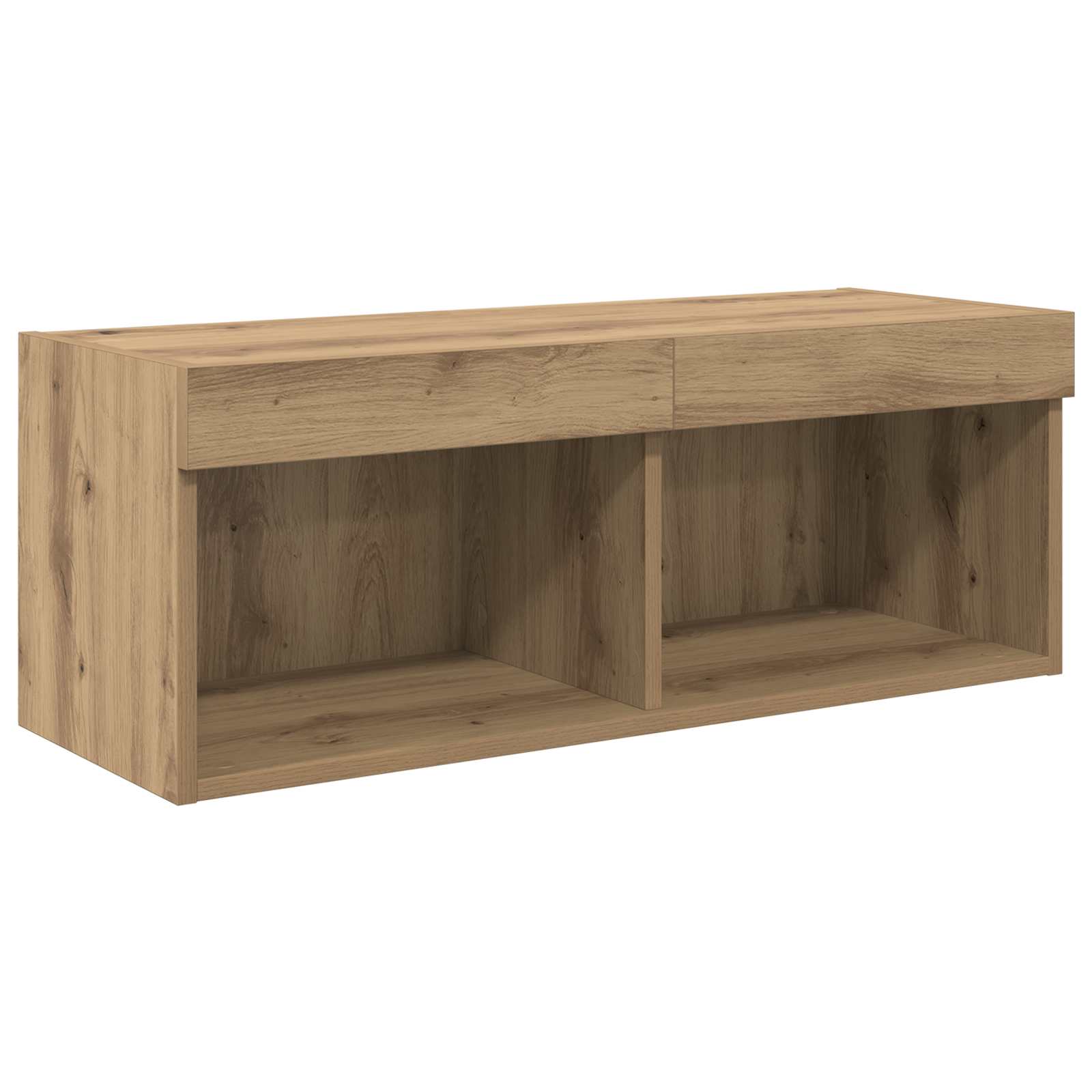 Unità per TV a Muro 6 pcs Rovere artigianale Legno multistrato