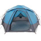 Tenda a cupola con tetto rimovibile Blu 4 persone