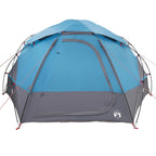 Tenda a cupola con tetto rimovibile Blu 4 persone