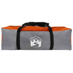 Tenda a cupola con tetto rimovibile Grigio e arancione