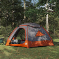 Tenda a cupola con tetto rimovibile Grigio e arancione