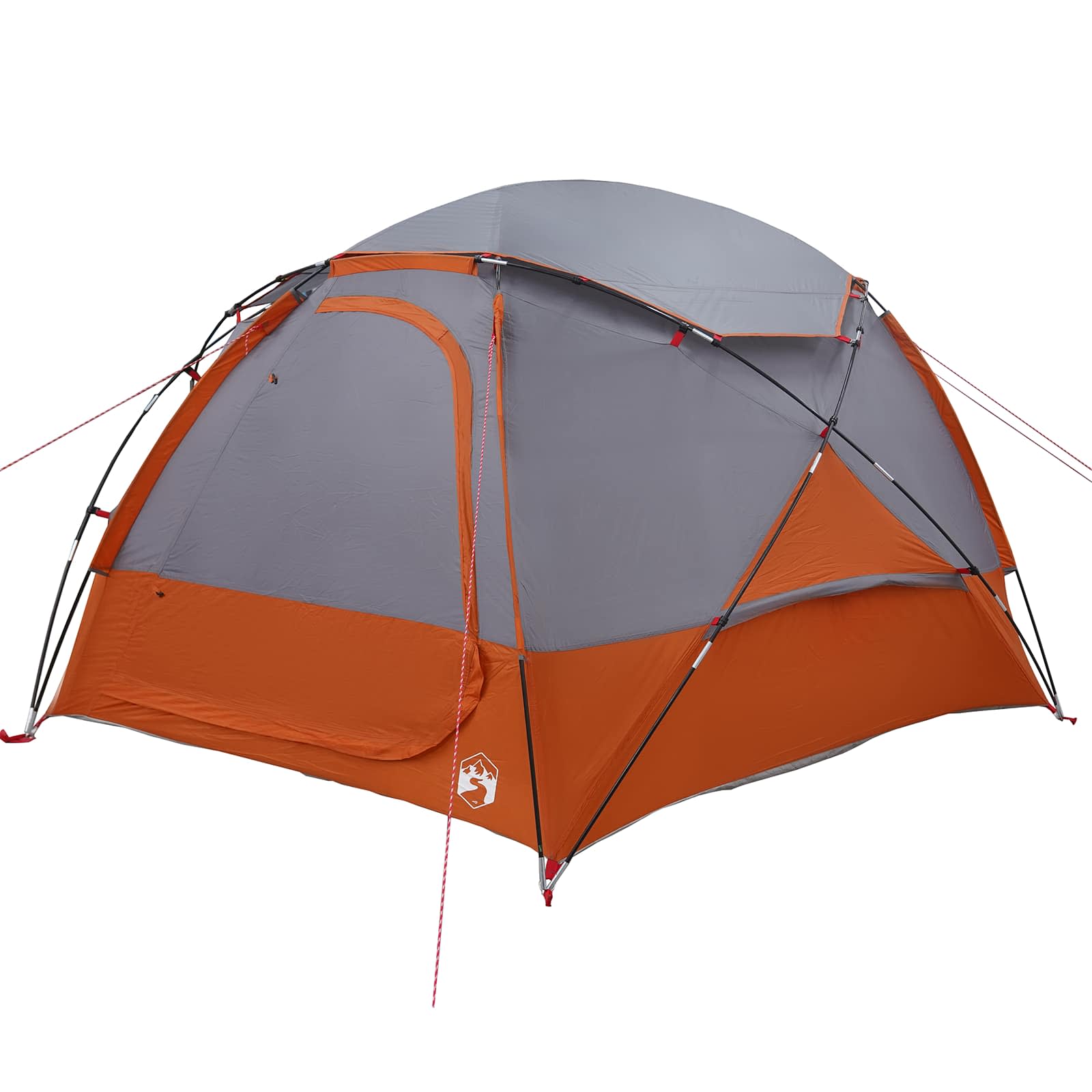 Tenda a cupola con tetto rimovibile Grigio e arancione