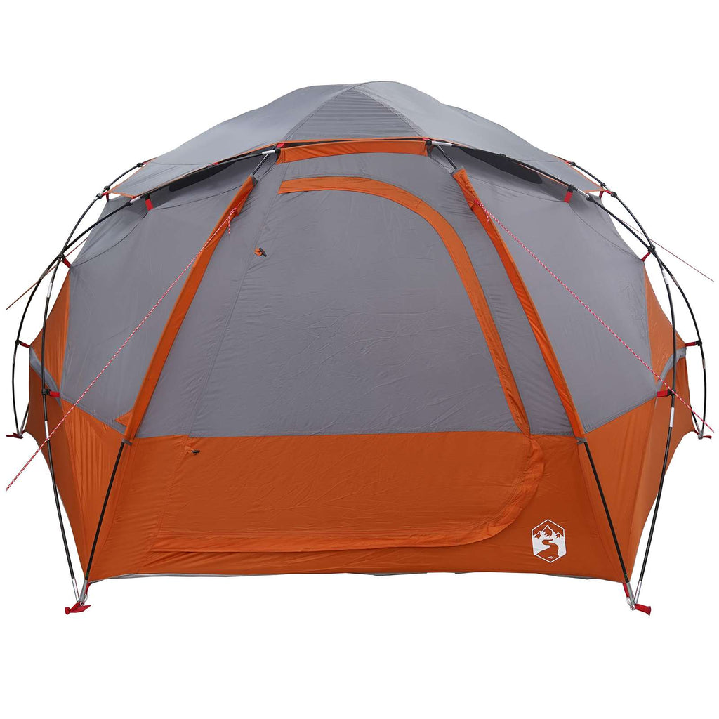 Tenda a cupola con tetto rimovibile Grigio e arancione