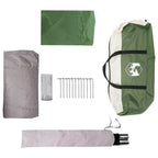 Tenda a cupola con tetto rimovibile Verde 8 persone