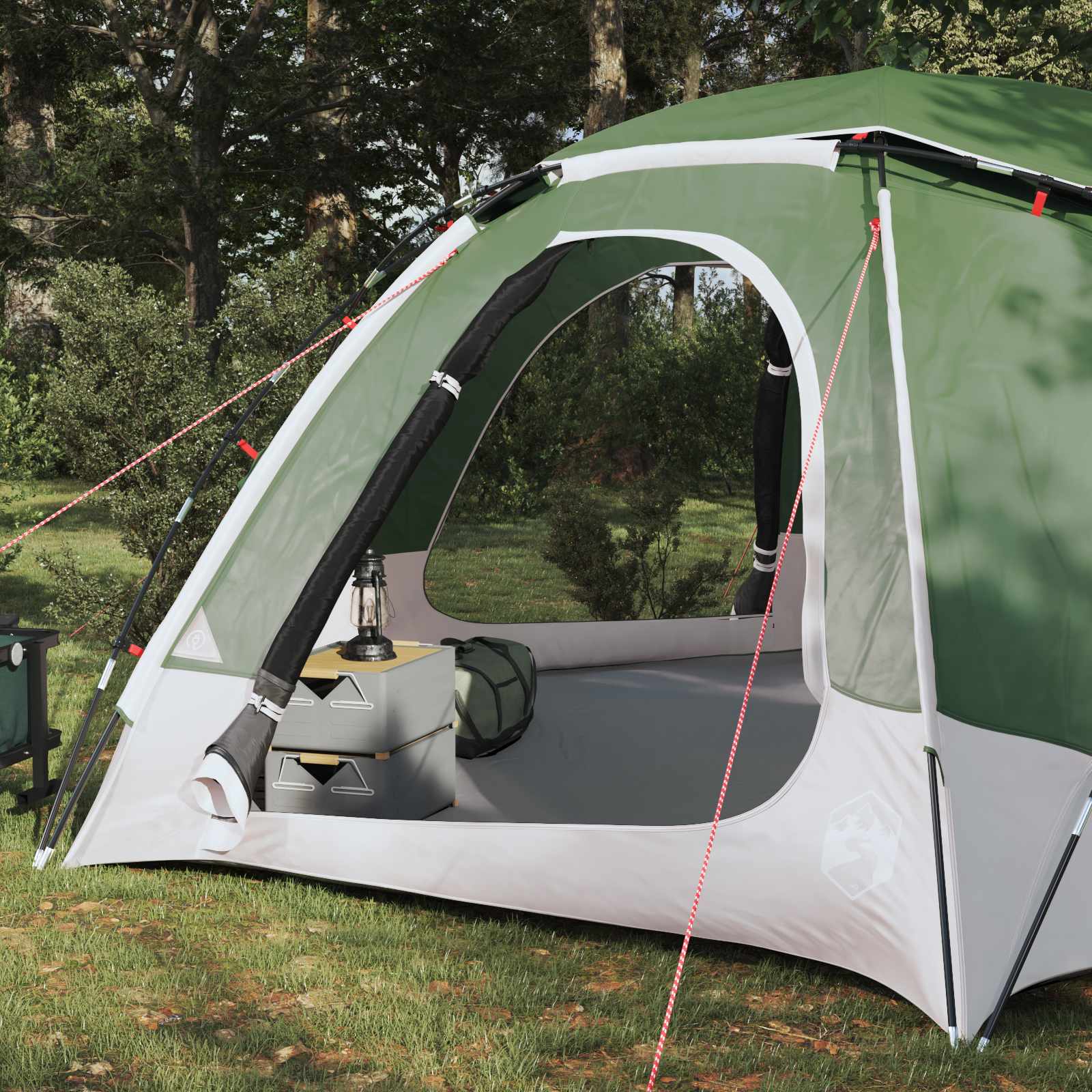 Tenda a cupola con tetto rimovibile Verde 8 persone