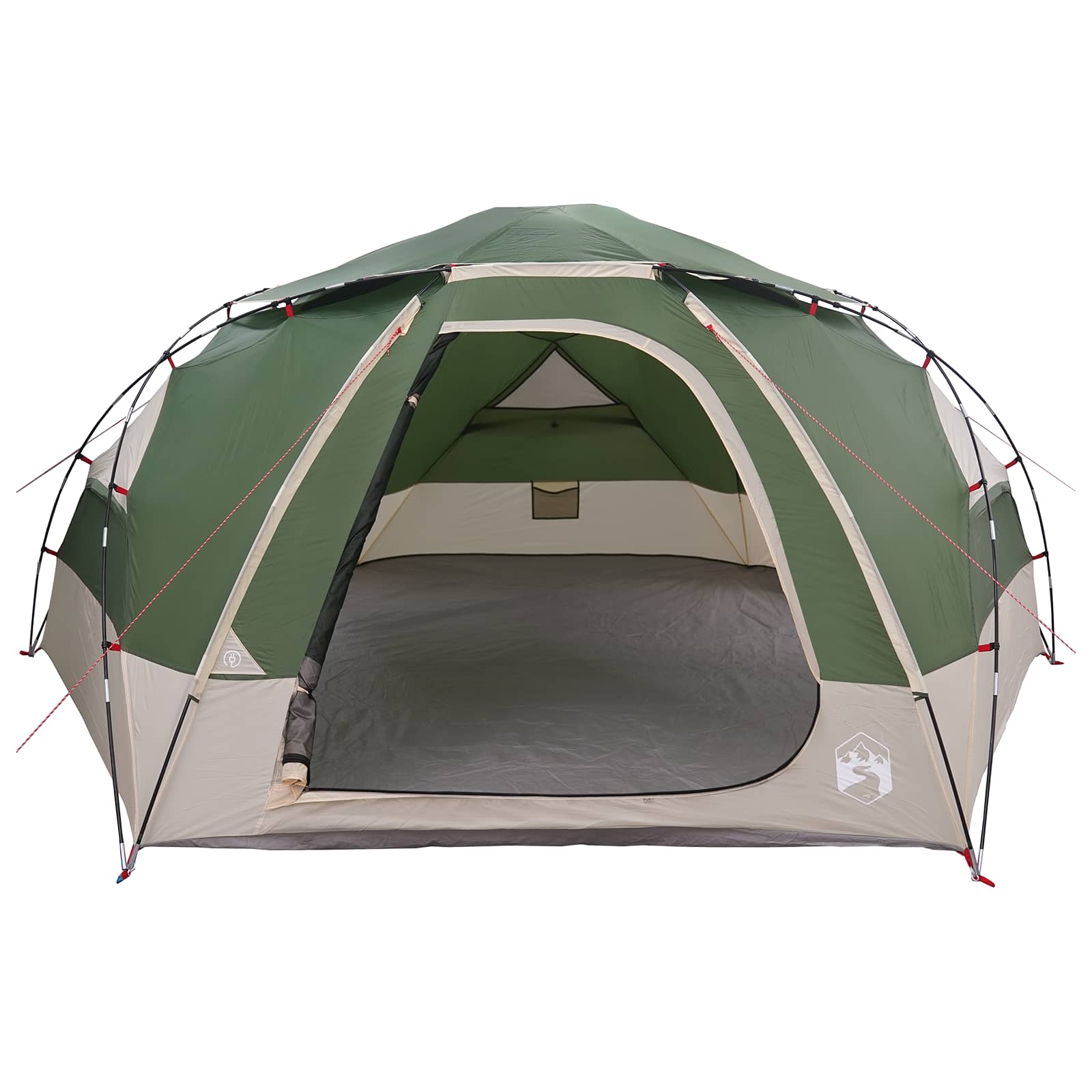 Tenda a cupola con tetto rimovibile Verde 8 persone