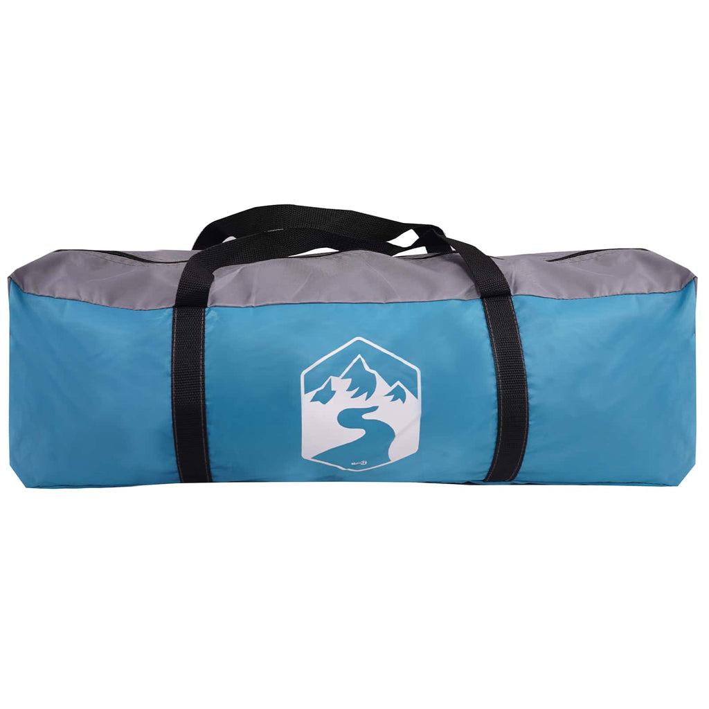 Tenda a cupola con tetto rimovibile Blu 8 persone