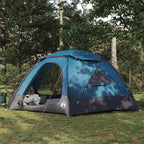 Tenda a cupola con tetto rimovibile Blu 8 persone