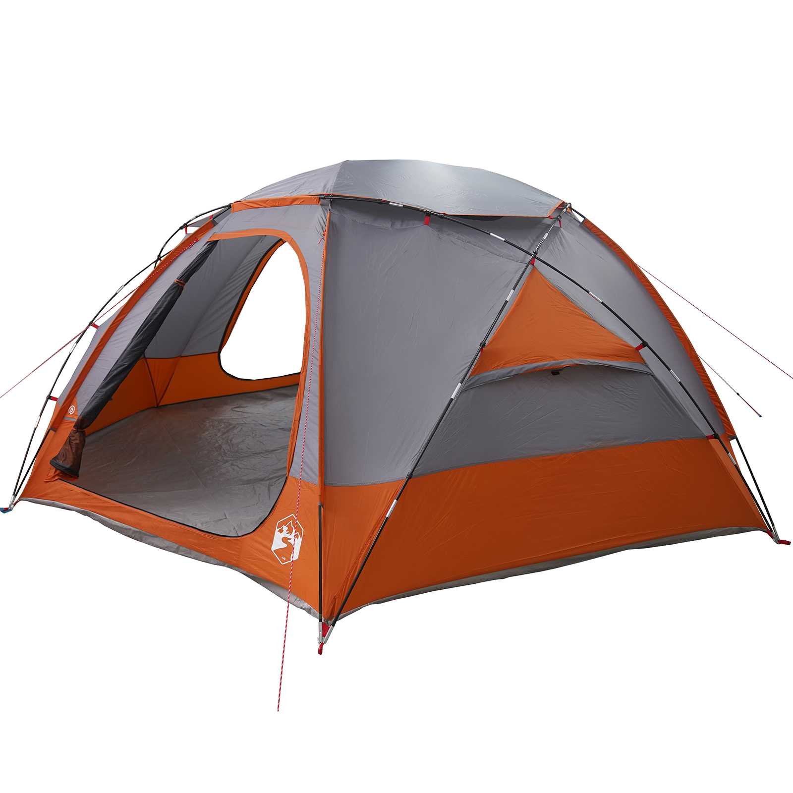 Tenda a cupola con tetto rimovibile Grigio e arancione