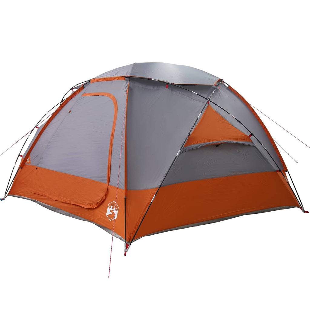 Tenda a cupola con tetto rimovibile Grigio e arancione