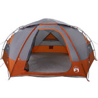 Tenda a cupola con tetto rimovibile Grigio e arancione
