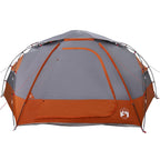 Tenda a cupola con tetto rimovibile Grigio e arancione
