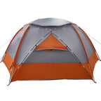 Tenda a cupola con tetto rimovibile Grigio e arancione
