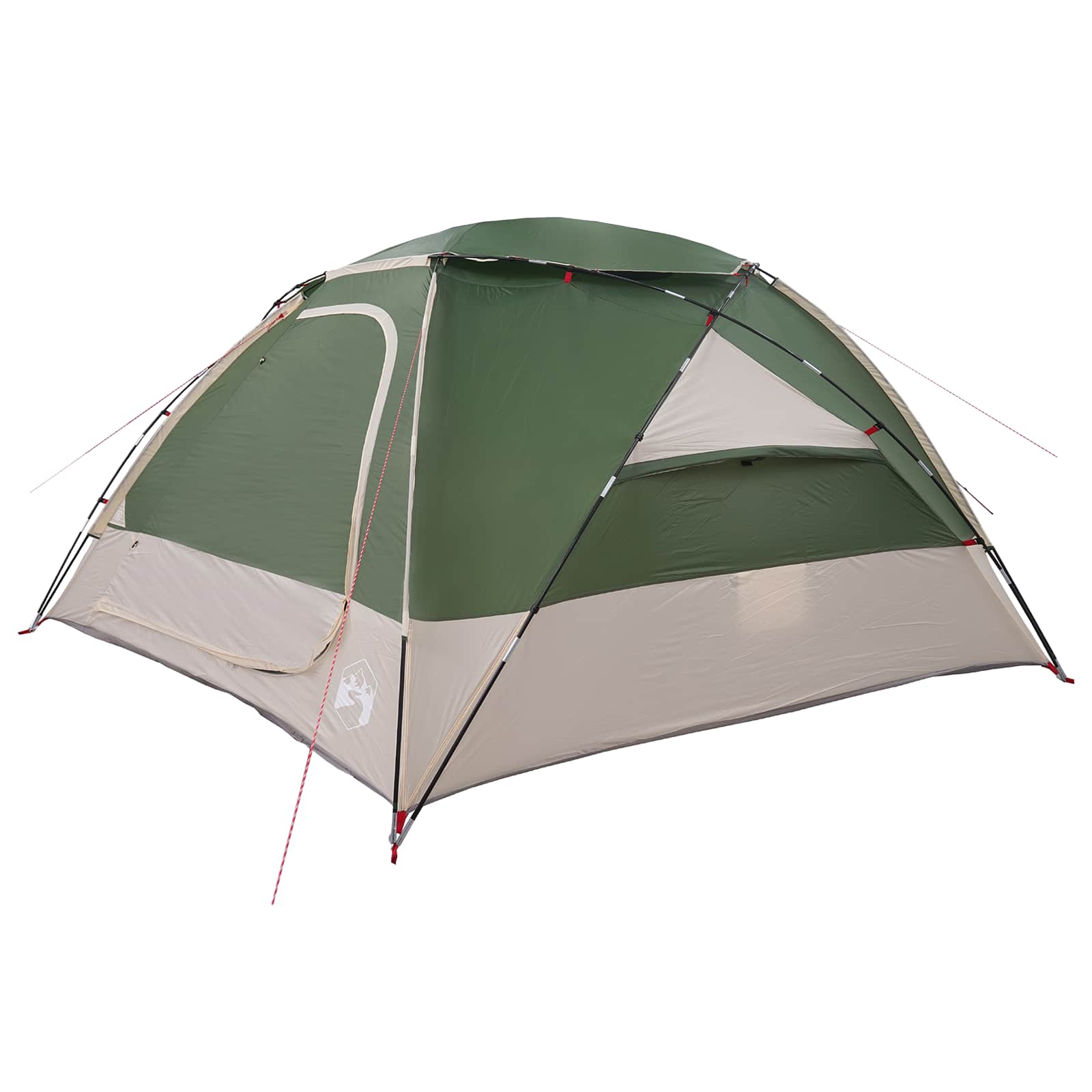 Tenda a cupola con tetto rimovibile Verde 12-Persone