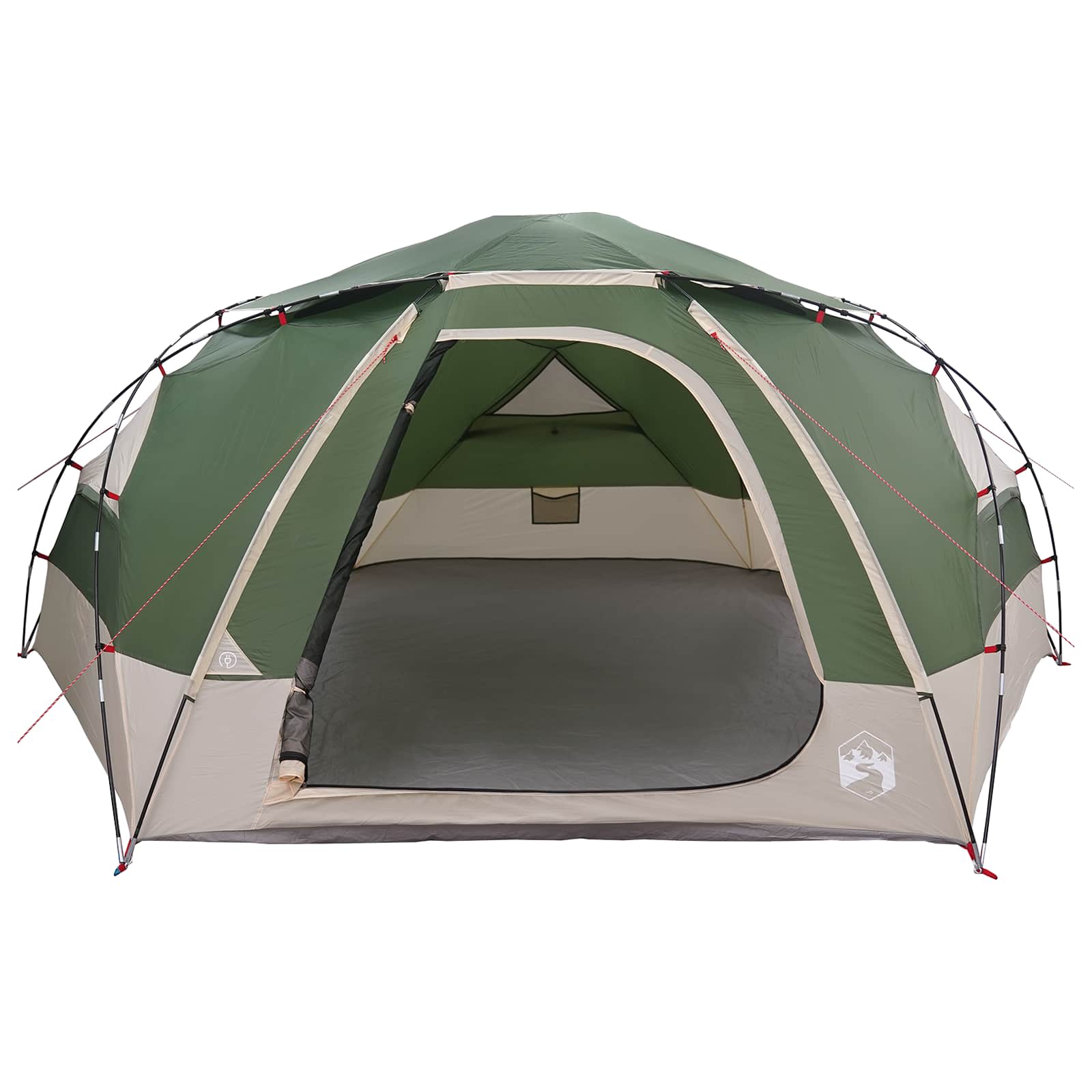 Tenda a cupola con tetto rimovibile Verde 12-Persone