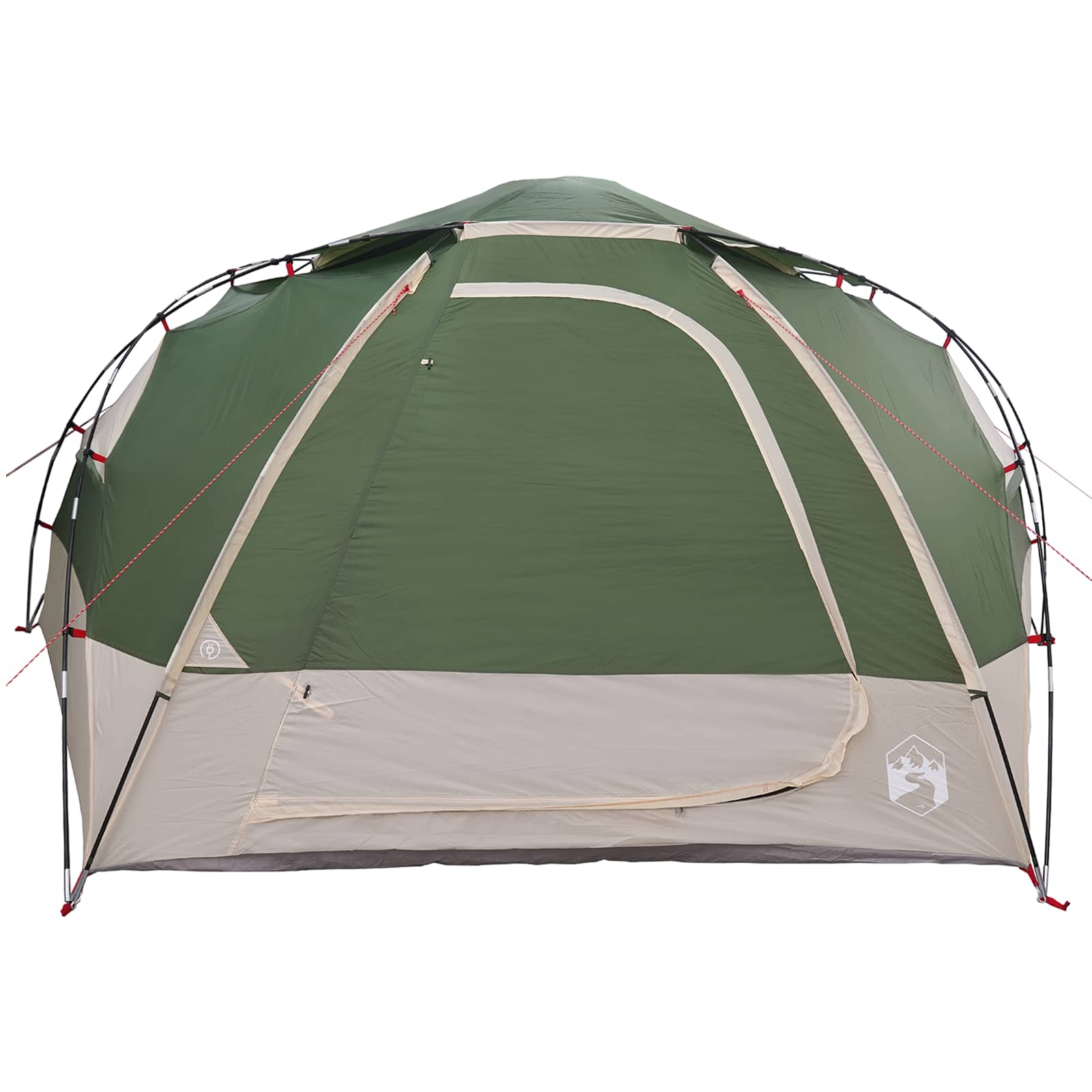 Tenda a cupola con tetto rimovibile Verde 12-Persone